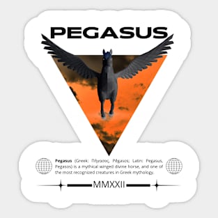 Greek Mythology Streetwear -Pegasus Sticker